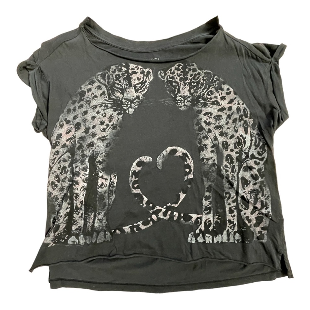 Allsaints Extra Small charcoal  T-shirt